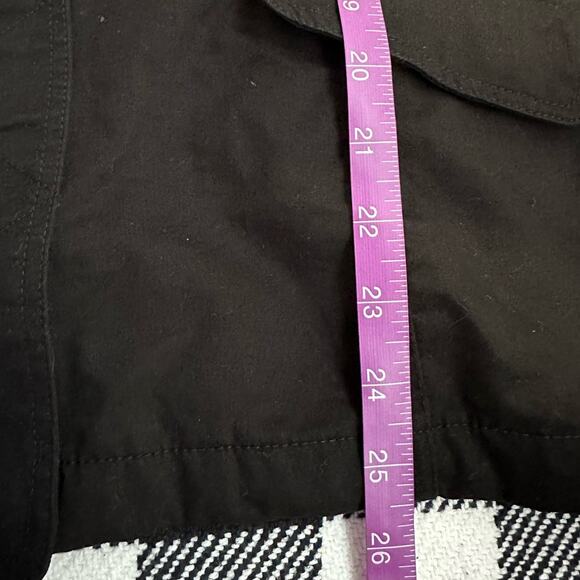 Love Tree Black and Gray Polished Cotton Lightweight Hooded Jacket Size L - Picture 8 of 8